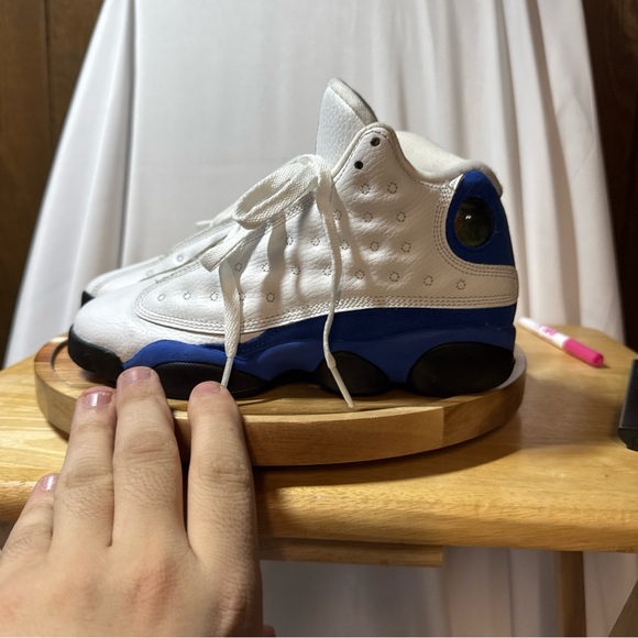 Nike Jordan 13 Retro White Hyper Royal 4y /women’s 5.5 - Picture 1 of 6